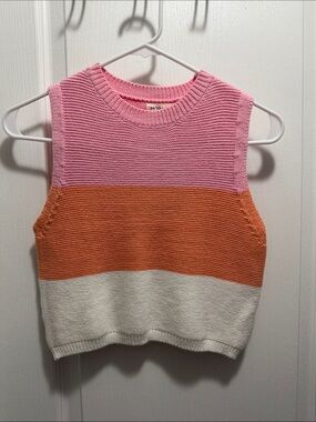 Main Strip Peachy Pink Knit Tank